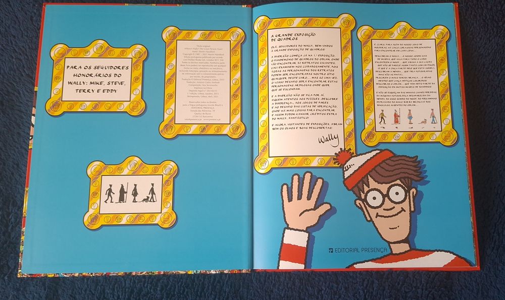 Livro Onde está o Wally A Grande Exposição de Quadros Novo sem Marcas