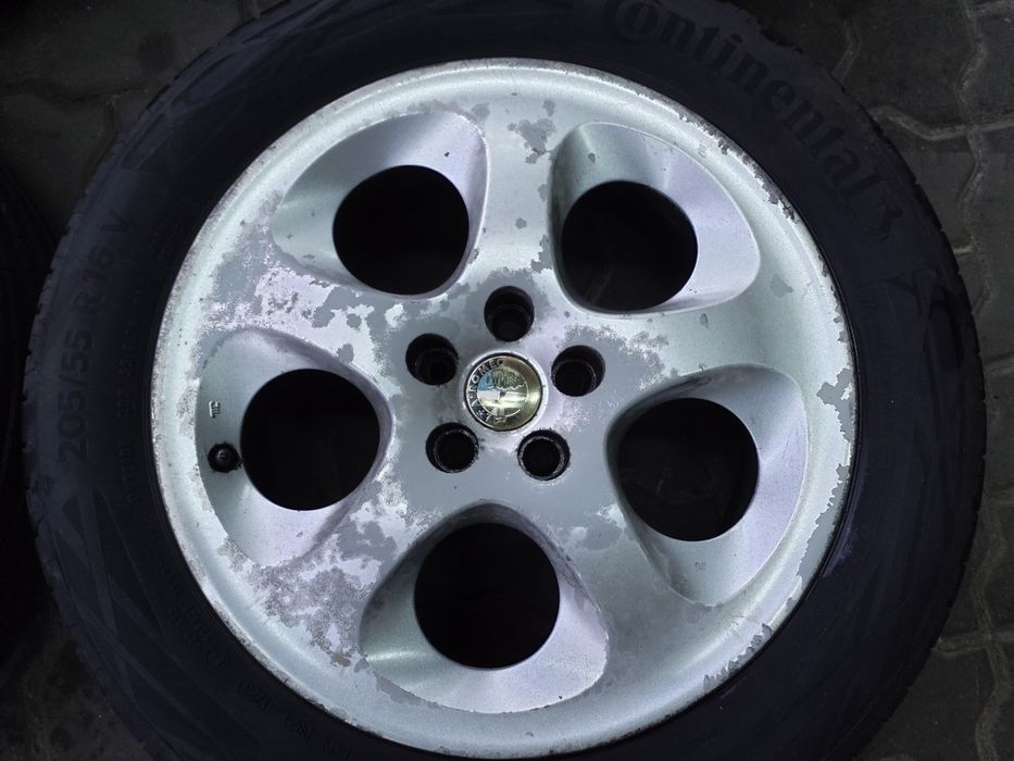 Jantes Alfa Romeo R16 Com Pneus  205/55 R16 Furação 5X98