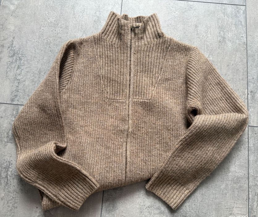 Sweter zapinany cynamonowy Coccodrillo roz.128