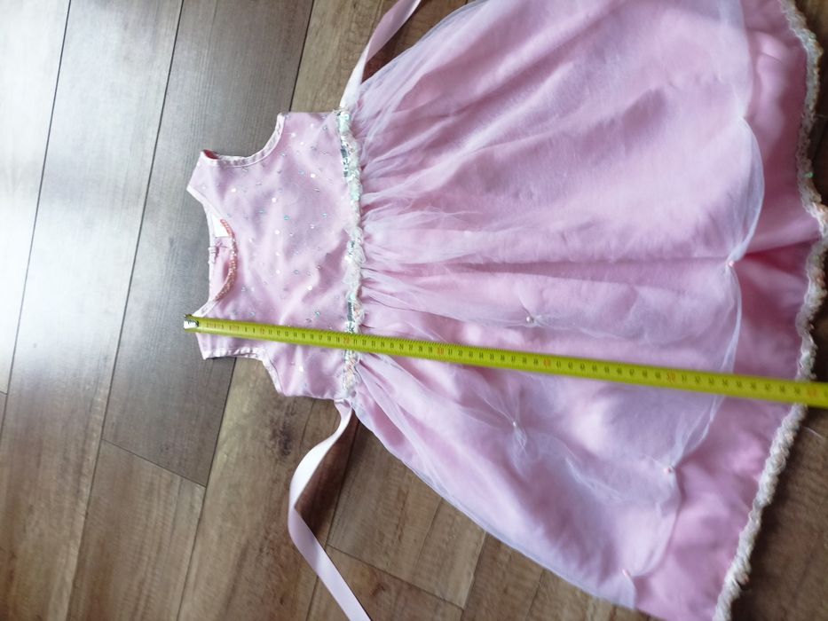 Sukienka tiul różowa 2/3 lata