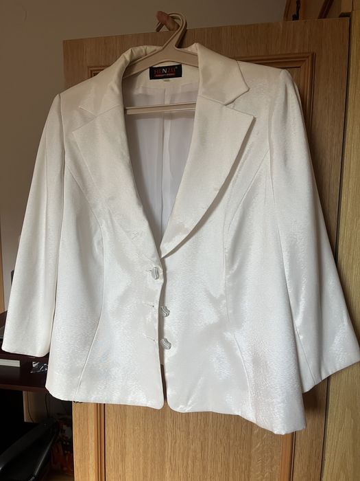 Sukienka damska z żakietem wizytowa wesele rozmiar 44