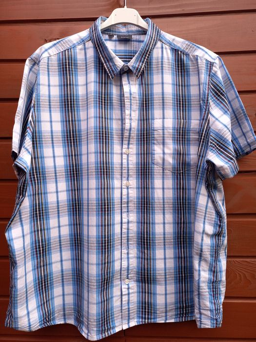Koszula męska w kratkę | 3XL / 47/48, bonprix, 100% bawełna