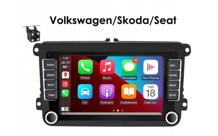 Radio android z kamerka cofania i GPS