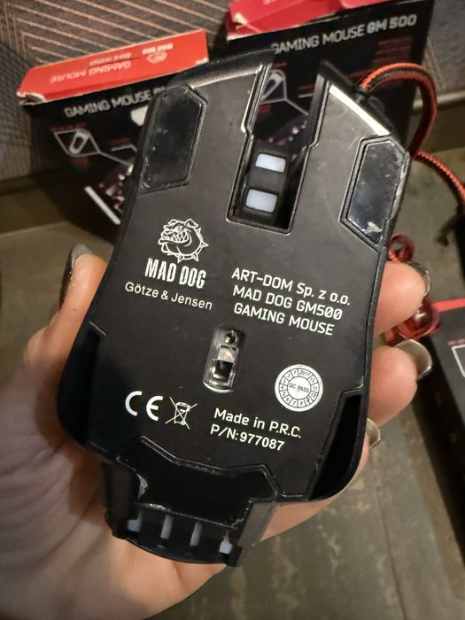 Геймерські ігрові  мишки для компютерів Mad Dog GM500