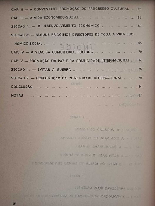 Os Problemas do nosso tempo, à luz do Evangelho - Vaticano II