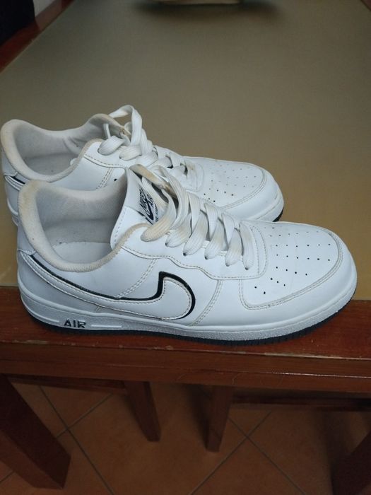 Tenis Nike Air Force brancos usados uma vez nr 42