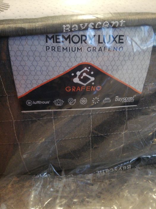 COLCHÃO DE GRAFENO MEMORY LUXE PREMIUM - 105x190cm - NOVO