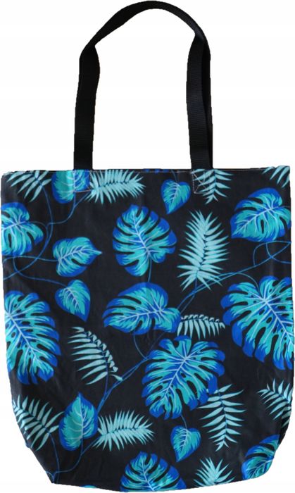 Bawełniana Torba Shopperka Torebka Shoperka na Zakupy Palmy Monstera