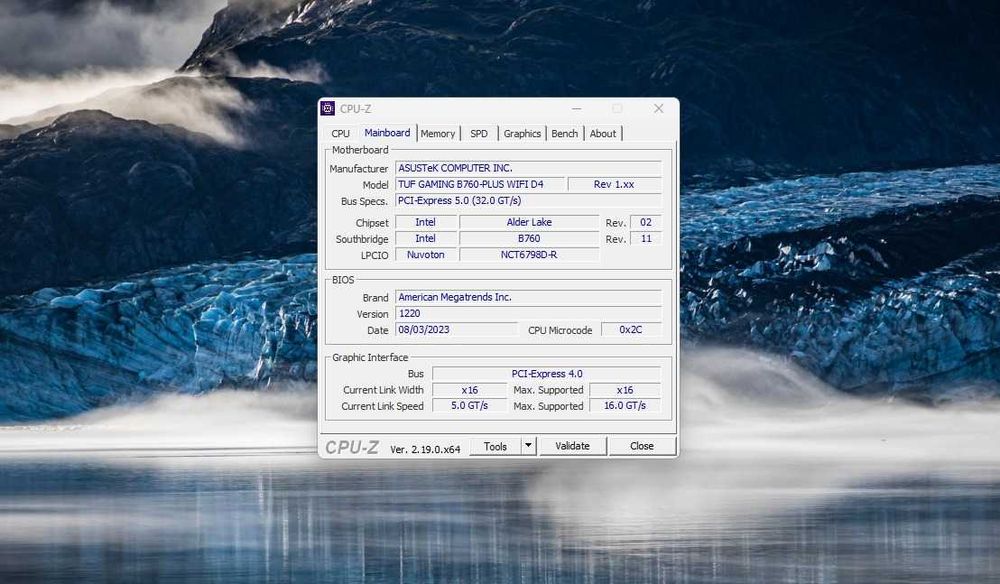 Комплект i5-12400F + ASUS TUF B760-Plus WiFi D4