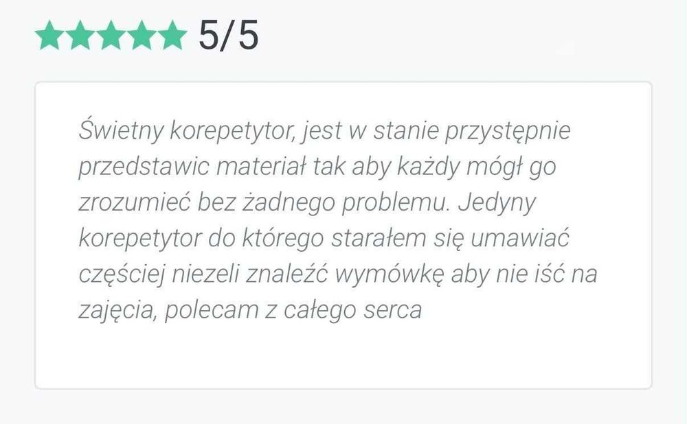 Korepetycje Matematyka | Ostatnie Miejsca | Wieloletnie Doświadczenie