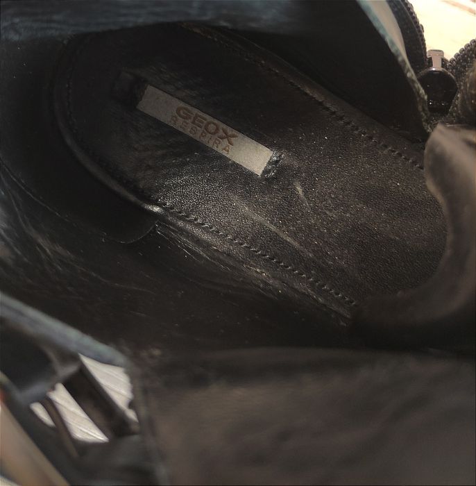 Брендовые ботинки из натуральной кожи Geox 38 размер.