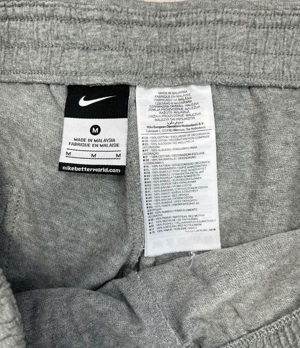Baggy Pants Nike Small Logo Swoosh Grey Spodnie Dresy