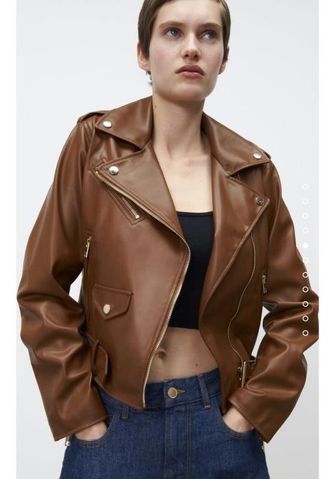 Куртка Zara шкірянка