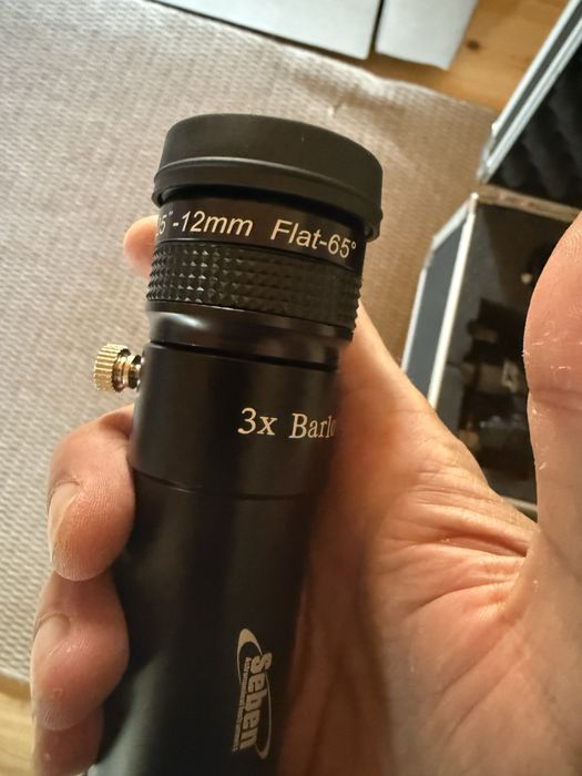 Lente Barlow 3X Seben 1.25 para telescopio