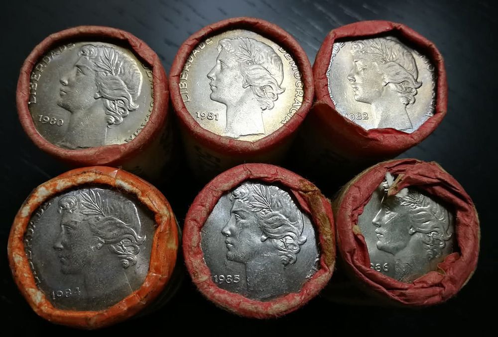 Moedas de 25 Escudos UNC