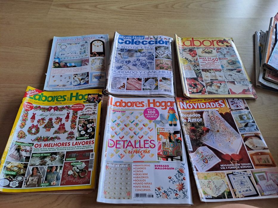 Revistas ponto cruz croche