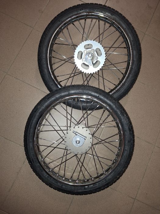 Odnowione wycentrowane kpl kola r17 cali romet ogar 205