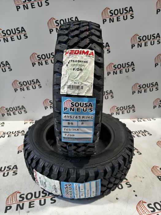 2 pneus novos  Fedima 175-65R14C - Oferta dos portes