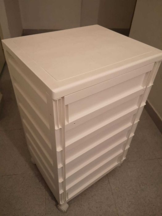 Bloco de 3 gavetas c/ rodas