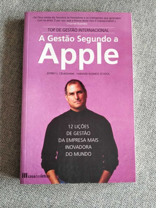 Livro "A gestão segundo a Apple" de Jeffrey L. Cruikshank