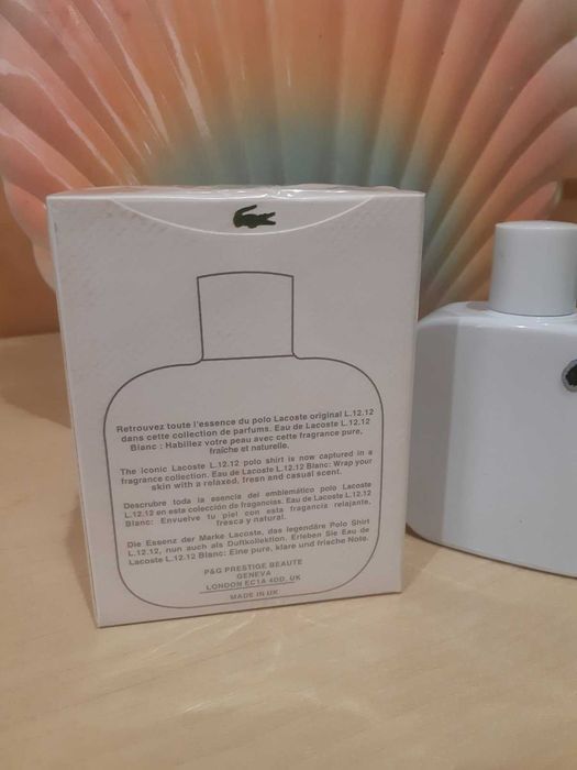 ПАРФУМ ДУХИ Lacoste L.12.12 Blanc (Лакосте бланк) 100 мл чоловічий
