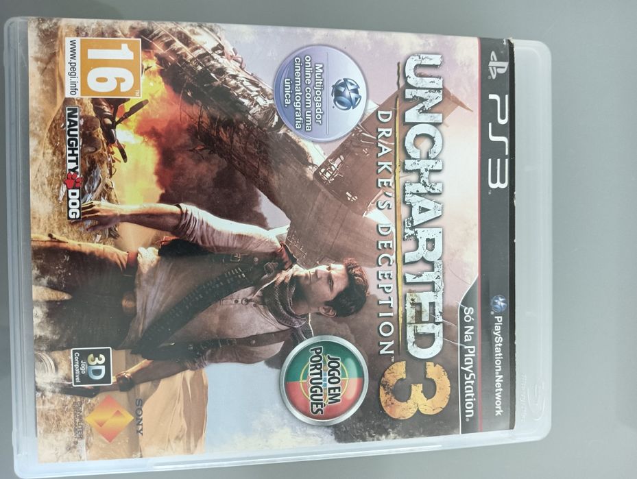 Jogo Playstation 3 PS3		Uncharter 3: Drake`s Deception  Como novo!!*