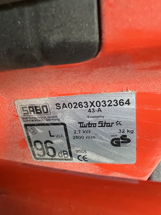 Corta relvas marca sabo de 46 centmetros de corte