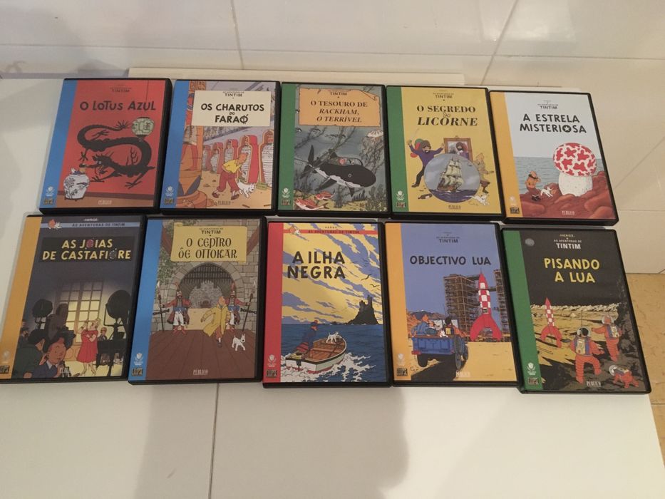 Colecao completa Tintin em dvd