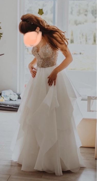 Piękna sukienka ślubna rozmiar S