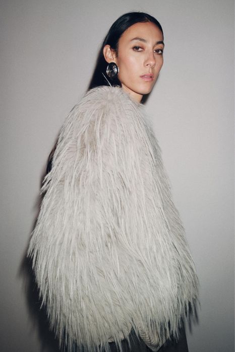 Еко шуба шубка жакет zara зара