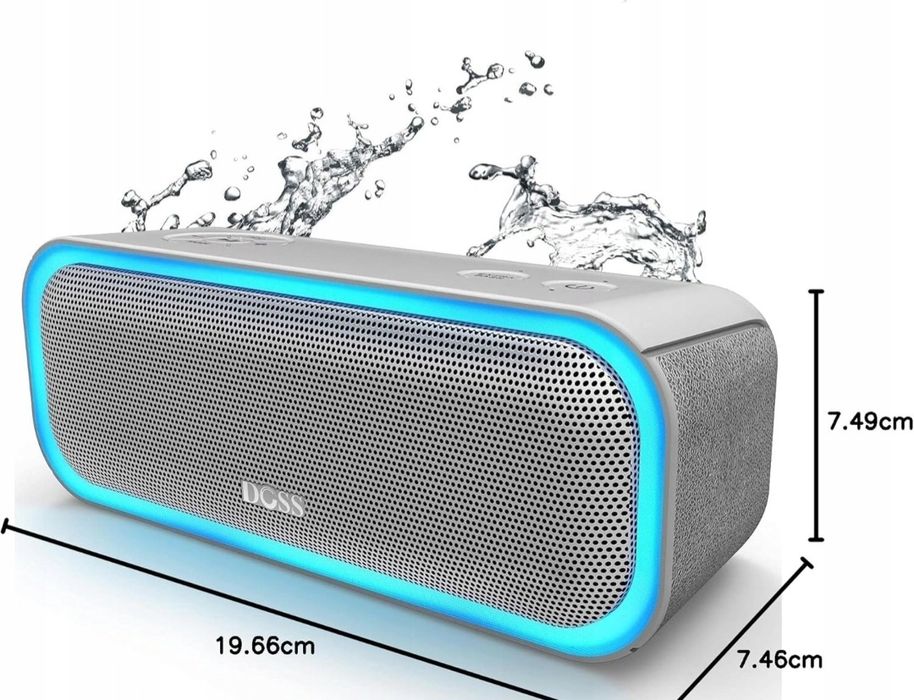 Głośnik Bluetooth DOSS SoundBox Pro 20W Bezprzewodowy Przenośny Czarny