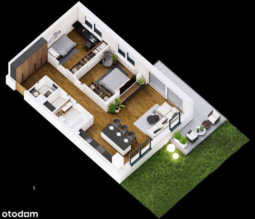 Działka z pozwoleniem na budowę, PUM = 2250m2