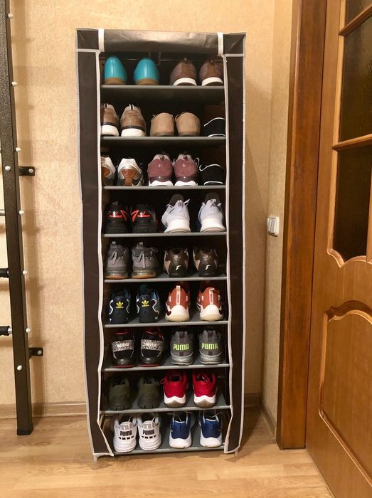 Стелаж органайзер шафа полиця для взуття стеллаж шкаф пока для обуви