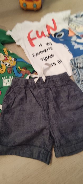 Дитячі футболки,шорти,реглани HM, Zara, Primarks тощо, 80-86 см