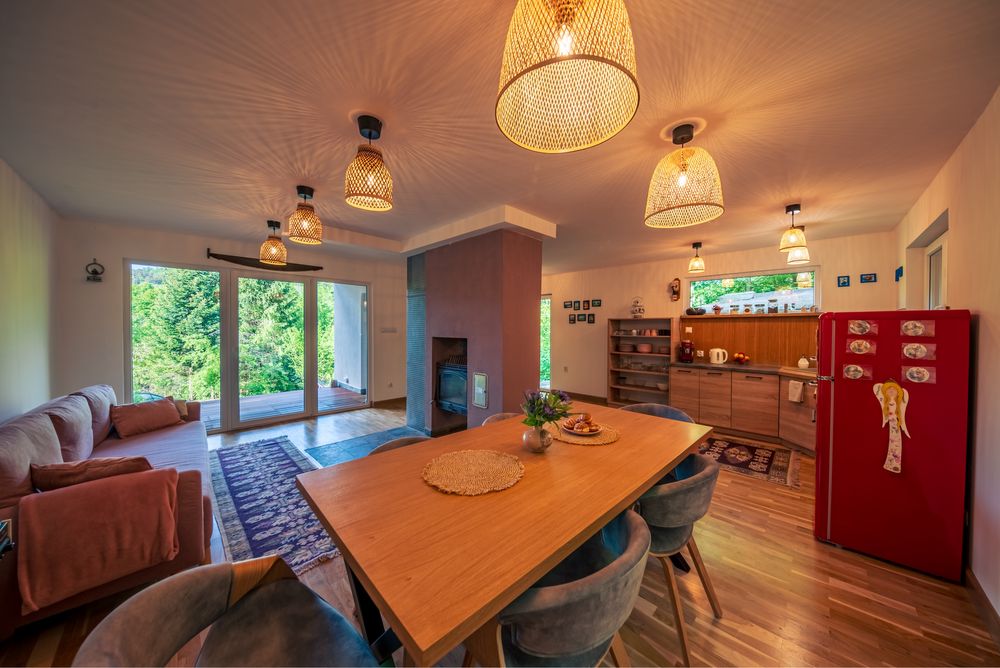 Nowoczesny dom w Bieszczadzkim lasie