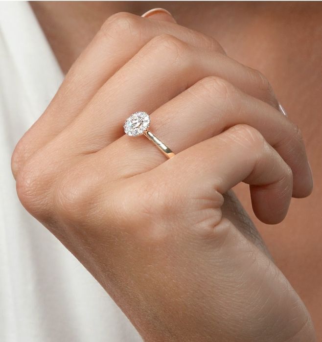 Кольцо с бриллиантом 0.5ct