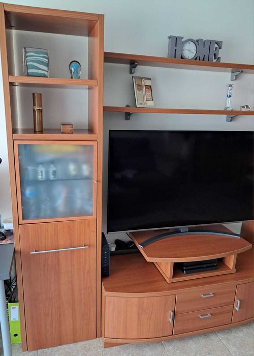 Móvel sala, Estante, Móvel TV, Bar e Cristaleira em cerejeira