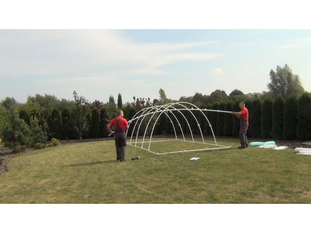 Tunel foliowy PCV 18m2, szklarnia do ogrodu 6x3x2,10m Promocja!