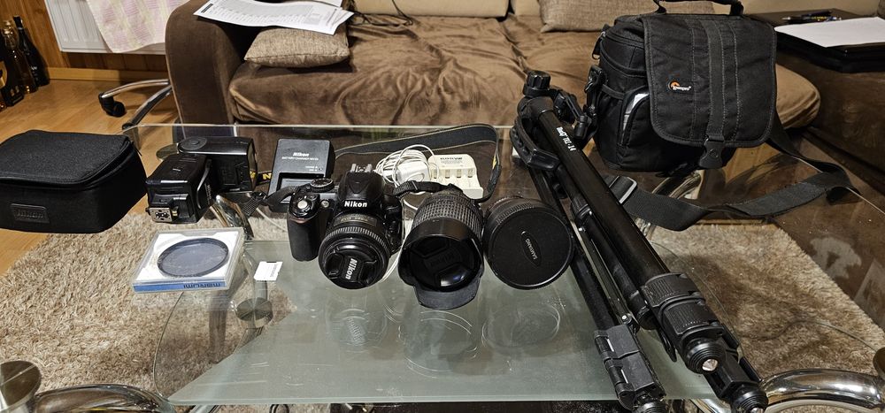 Nikon d3100 duży zestaw !!