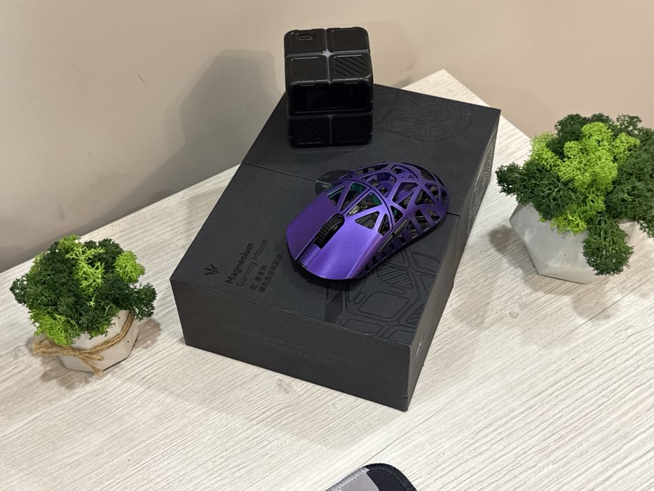 WLmouse Beast X фіолетова магнієва Wireless 8K мишка