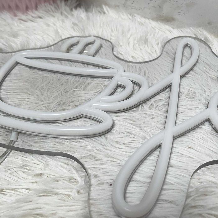 Letreiro Luminoso Néon LED em Acrílico Logo Chávena de " Café "