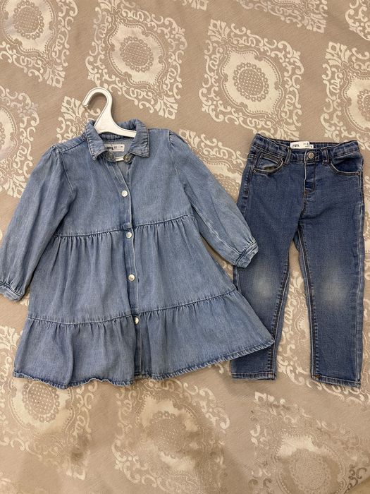 Zara Сукня і штани у подарунок джинс