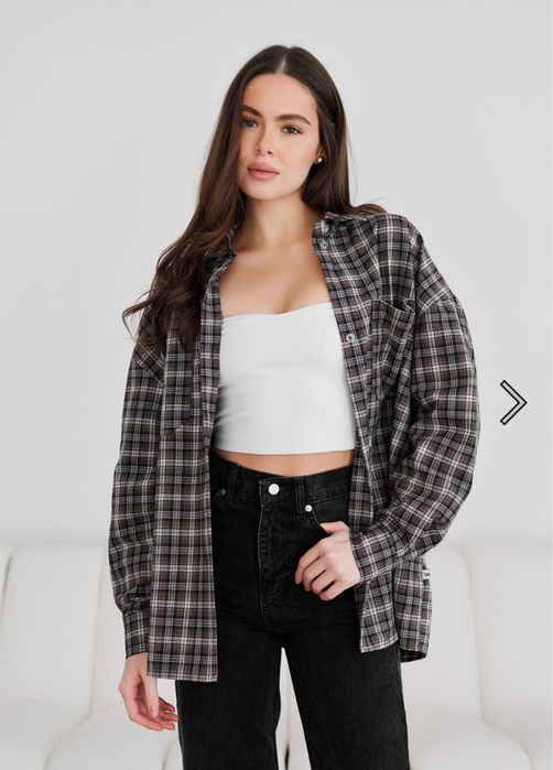 Сорочка жіноча в клітинку