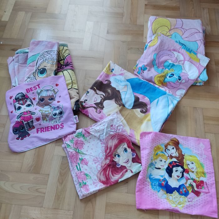 3 x Pościel dziewczęca LOL Księżniczki Disney My little pony 160x200