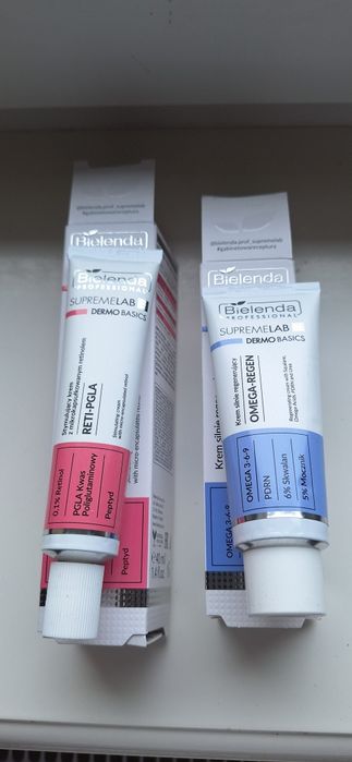 Bielenda SupremeLab Retinol + Omega nowy zestaw