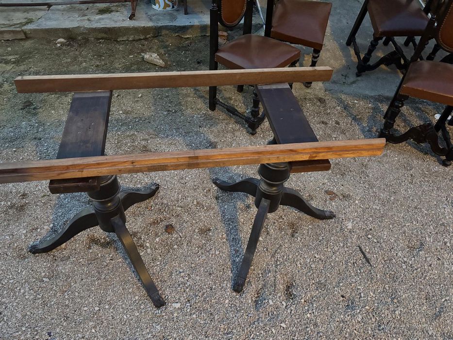 Conjunto 6 cadeiras e mesa extensível