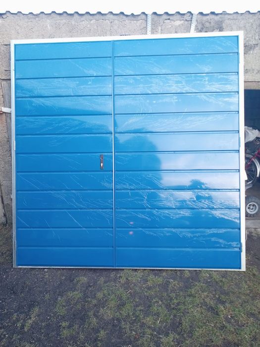 Brama garazowa, drzwi stalowe., brama do muru, brama na wymiar