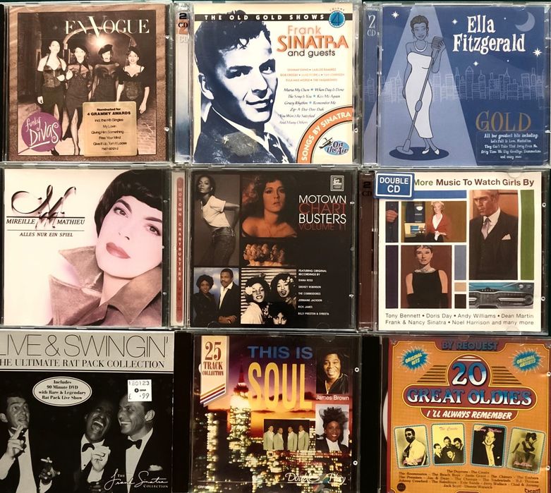 Płyty CD muzyka.