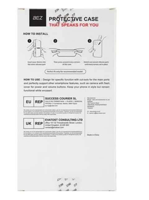 Etui BEZ Samsung Galaxy S21 pancerne hybrydowe granatowe