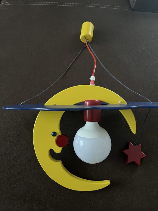 Lampa księżyc żyrandol